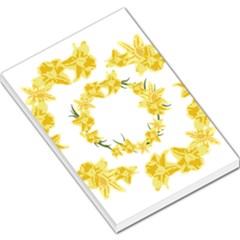 Daffodils Illustration  Large Memo Pads by vanessagf