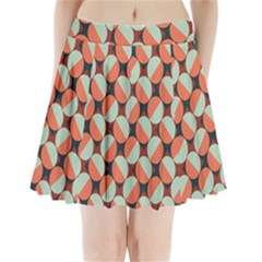 Modernist Geometric Tiles Pleated Mini Skirt by DanaeStudio