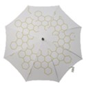 Honeycomb pattern graphic design Hook Handle Umbrella (Small) View1