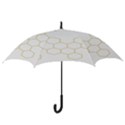 Honeycomb pattern graphic design Hook Handle Umbrella (Small) View3