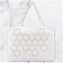 Honeycomb pattern graphic design Medium Zipper Tote Bag View1