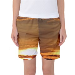 Summer Sunset Women s Basketball Shorts by picsaspassion