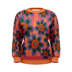 Colorful Floral Dream Women s Sweatshirt by DanaeStudio