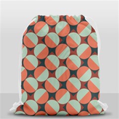 Modernist Geometric Tiles Drawstring Bag (small) by DanaeStudio