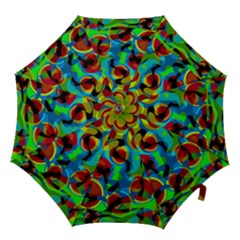 Colorful Smoothie  Hook Handle Umbrellas (small) by Valentinaart