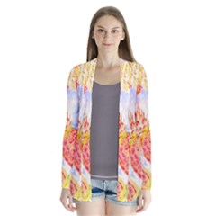 Colorful Pineapples Over A Blue Background Cardigans by DanaeStudio