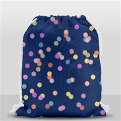 Playful Confetti Drawstring Bag (small) by DanaeStudio