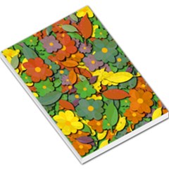 Decorative Flowers Large Memo Pads by Valentinaart