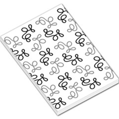 Gray Elegance  Large Memo Pads by Valentinaart