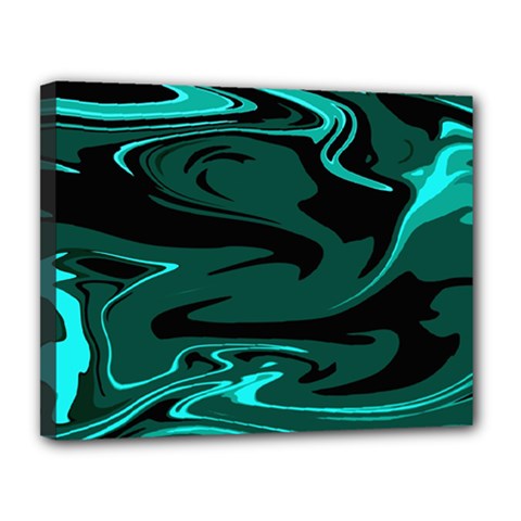 Hauntedlagoon Canvas 14  X 11  by designsbyamerianna