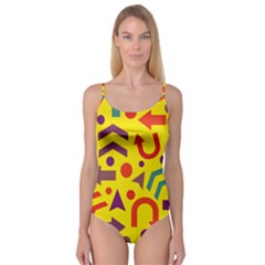 Yellow Direction Camisole Leotard  by Valentinaart