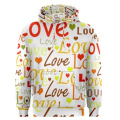 Valentine s Day Pattern Men s Pullover Hoodie by Valentinaart