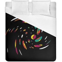 Colorful Twist Duvet Cover (california King Size) by Valentinaart
