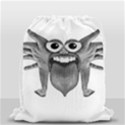 Body Part Monster Illustration Drawstring Bag (Small) View1