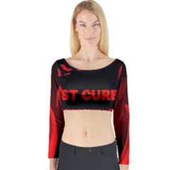 #justcureit W/shawnstestimony Long Sleeve Crop Top (tight Fit) by shawnstestimony