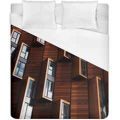 Abstract Architecture Building Business Duvet Cover (california King Size) by Amaryn4rt