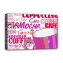 Coffee Cup Lettering Coffee Cup Deluxe Canvas 18  x 12   View1