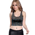 Close Up Code Coding Computer Racer Back Crop Top View1