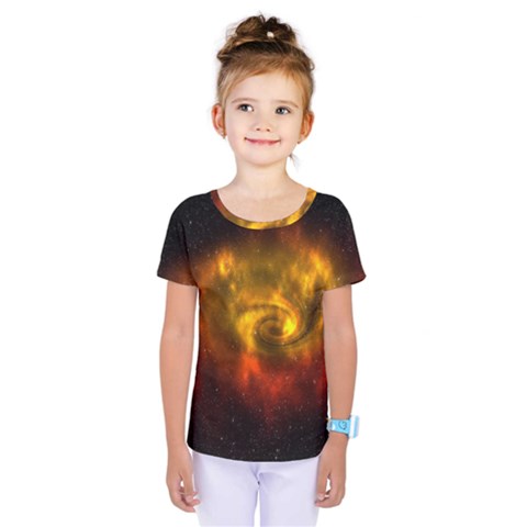 Galaxy Nebula Space Cosmos Universe Fantasy Kids  One Piece Tee by Amaryn4rt