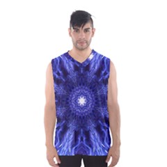 Tech Neon And Glow Backgrounds Psychedelic Art Men s Basketball Tank Top by Amaryn4rt