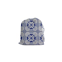 Ceramic Portugal Tiles Wall Drawstring Pouches (xs)  by Amaryn4rt