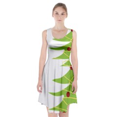 Christmas Tree Christmas Racerback Midi Dress by Nexatart