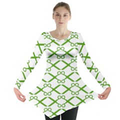 Wallpaper Of Scissors Vector Clipart Long Sleeve Tunic  by Nexatart