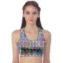 Psychedelic 70 S 1970 S Abstract Sports Bra View1