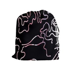 Abstract Glare Visual Art Drawstring Pouches (extra Large) by Nexatart