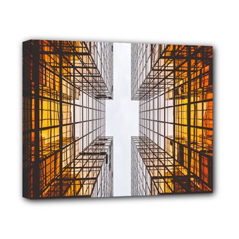 Architecture Facade Buildings Windows Canvas 10  X 8  by Nexatart