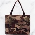 Background For Scrapbooking Or Other Camouflage Patterns Beige And Brown Mini Tote Bag View1