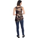 Background For Scrapbooking Or Other Camouflage Patterns Beige And Brown Sleeveless Tunic View2