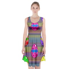Holidays Occasions Easter Eggs Racerback Midi Dress by Nexatart