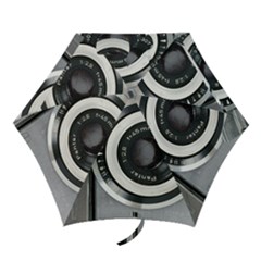 Vintage Camera Mini Folding Umbrellas by Nexatart