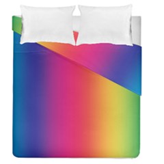 Abstract Rainbow Duvet Cover Double Side (queen Size) by Nexatart