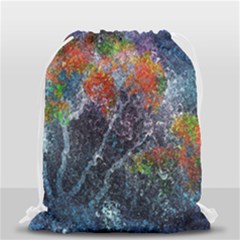 Abstract Digital Art Drawstring Bag (small) by Nexatart
