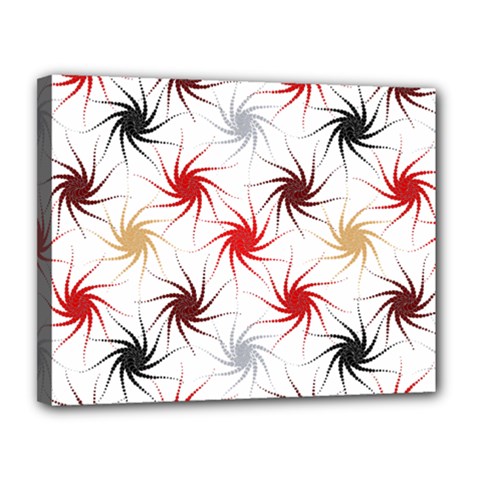 Pearly Pattern Canvas 14  X 11  by Nexatart