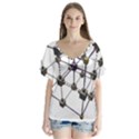Grid Construction Structure Metal Flutter Sleeve Top View1