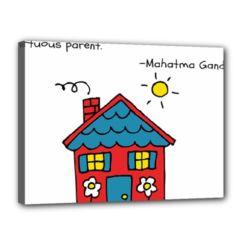 No School Greater    Canvas 16  X 12  by athenastemple