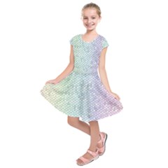The Background Wallpaper Mosaic Kids  Short Sleeve Dress by Nexatart
