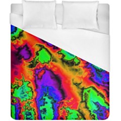Hot Fractal Statement Duvet Cover (california King Size) by Fractalworld