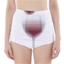 Wine Glass Steve Socha High-Waisted Bikini Bottoms View1