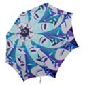 Abstract Mask Artwork Digital Art Hook Handle Umbrellas (Small) View2