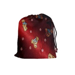 Background Fabric Drawstring Pouches (large)  by Nexatart