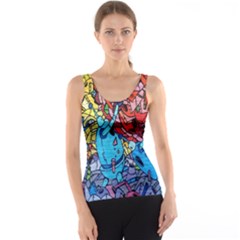 Colorful Graffiti Art Tank Top by Nexatart
