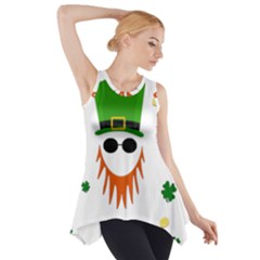 St  Patrick s Day Side Drop Tank Tunic by Valentinaart