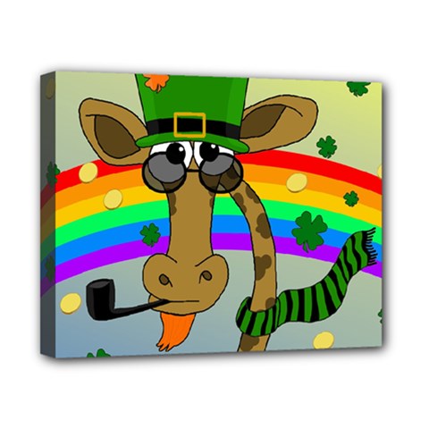 Irish Giraffe Canvas 10  X 8  by Valentinaart