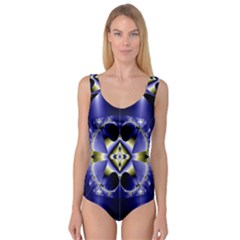Fractal Fantasy Blue Beauty Princess Tank Leotard  by Nexatart