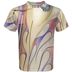 Pin Stripe Car Automobile Vehicle Men s Cotton Tee by Nexatart