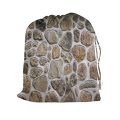 Roof Tile Damme Wall Stone Drawstring Pouches (xxl) by Nexatart